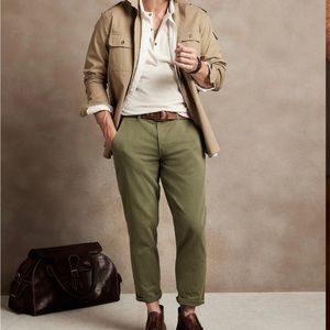 NWT Men’s Athletic Fit Twill Pants